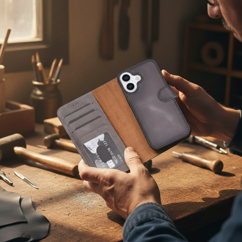 Samsung leather cases Strong Design Natural Materials