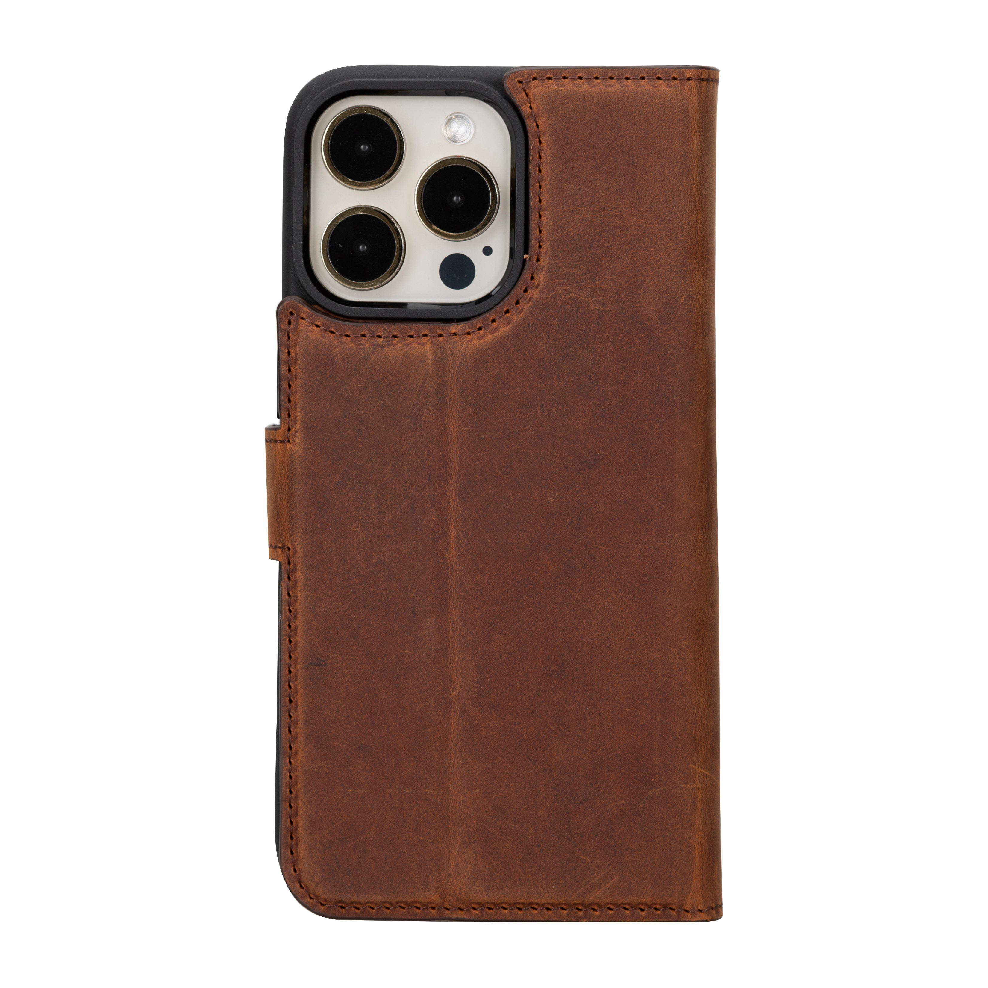 Magic iPhone 16 Series Detachable Genuine Leather Case / MW