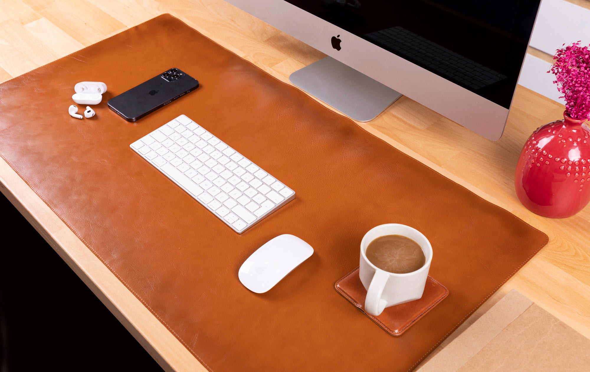 Premium Handmade Leather Desk Mat
