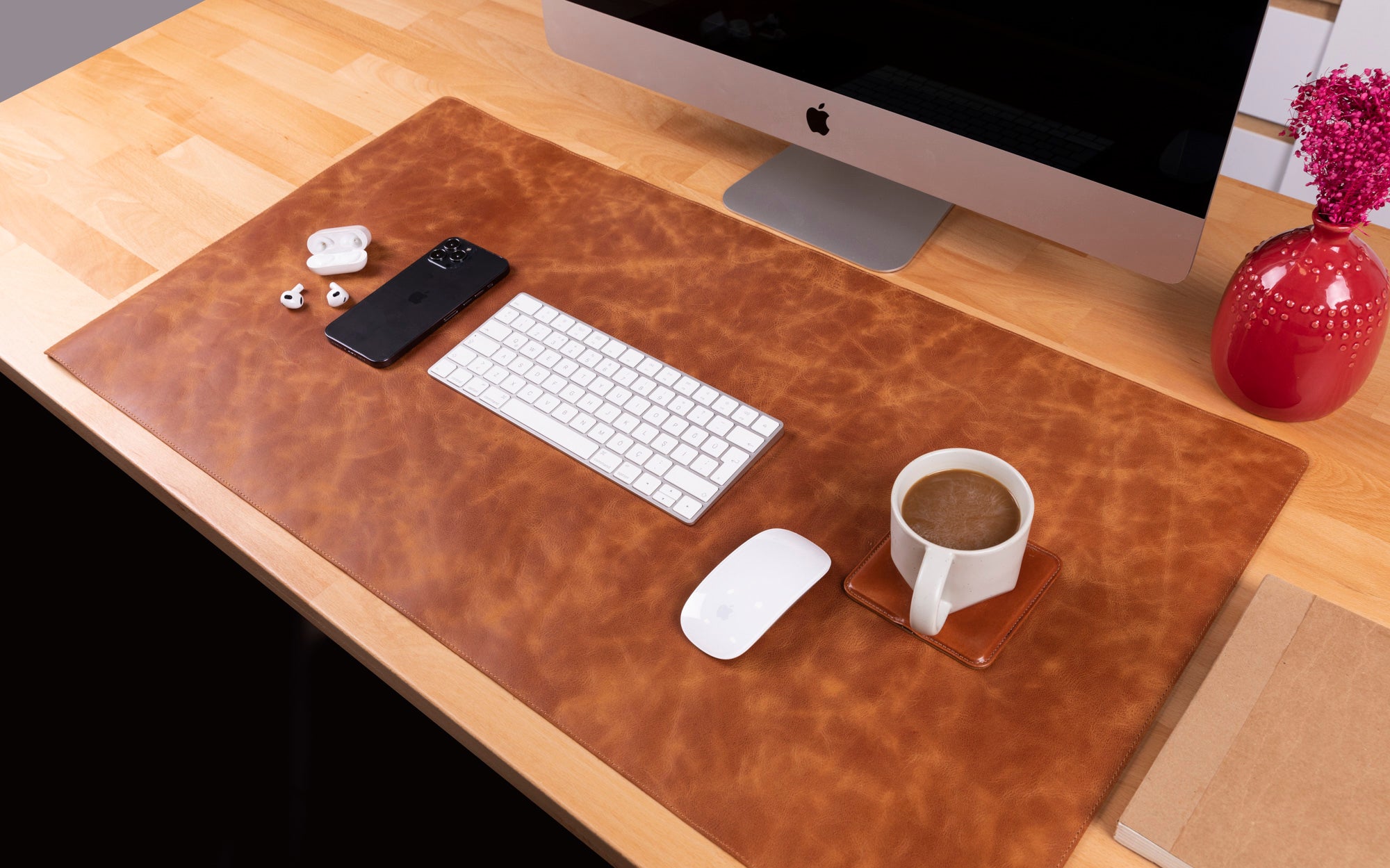 Premium Handmade Leather Desk Mat