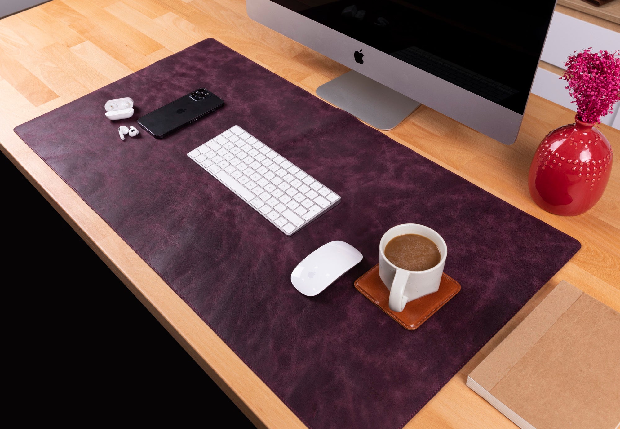 Premium Handmade Leather Desk Mat