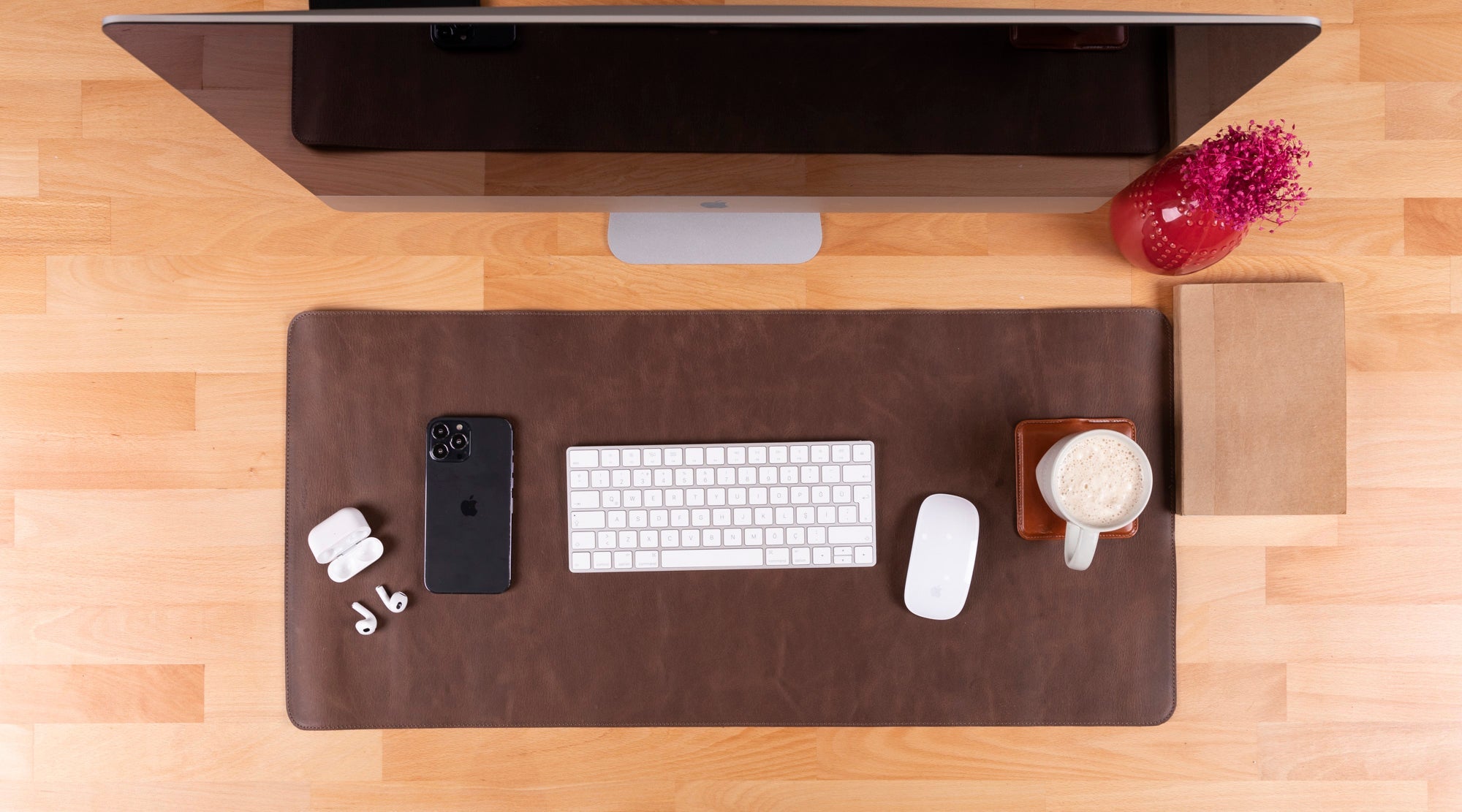 Leather Desk Mat (37 cm X 80 cm)