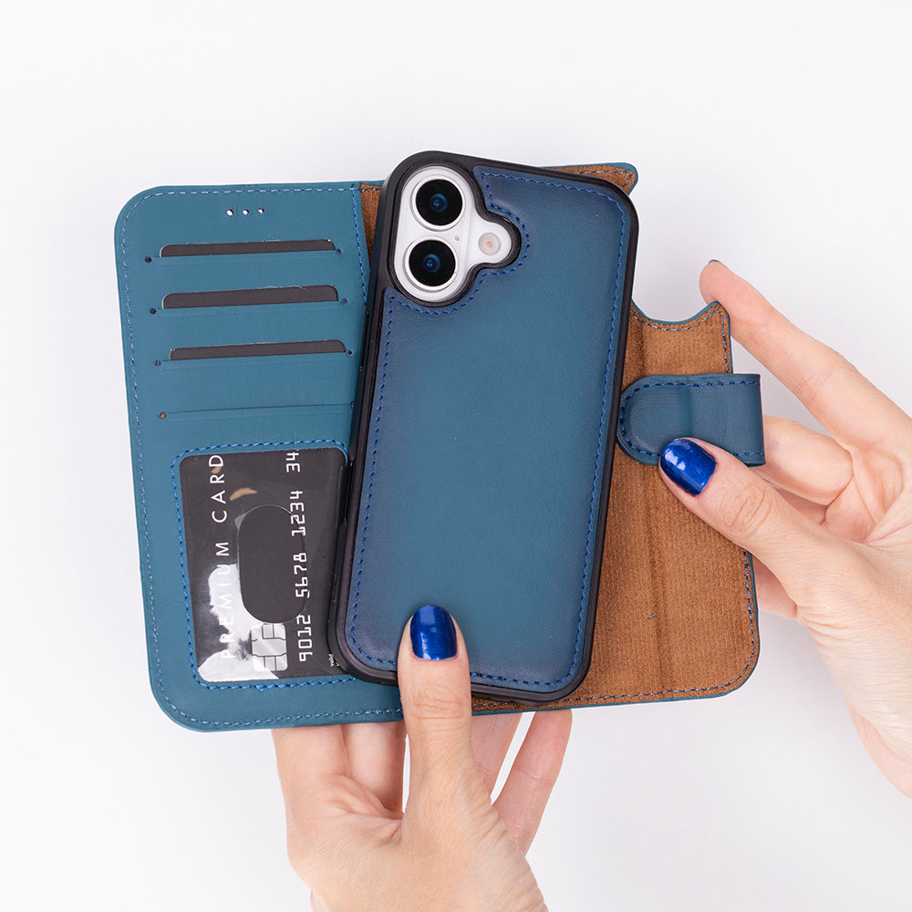 Magic iPhone 17 Leather Detachable Wallet Case