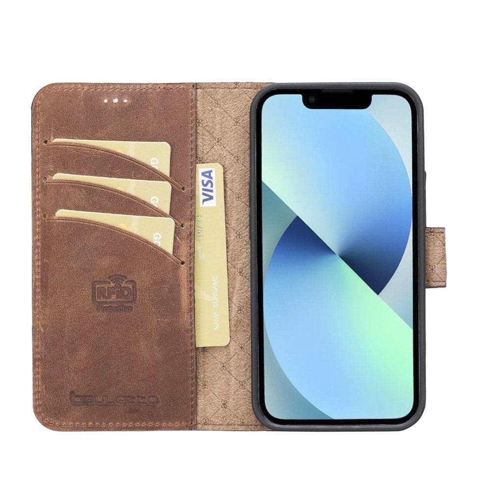 Apple iPhone 13 Series Detachable Leather Wallet Case - MW Bouletta LTD