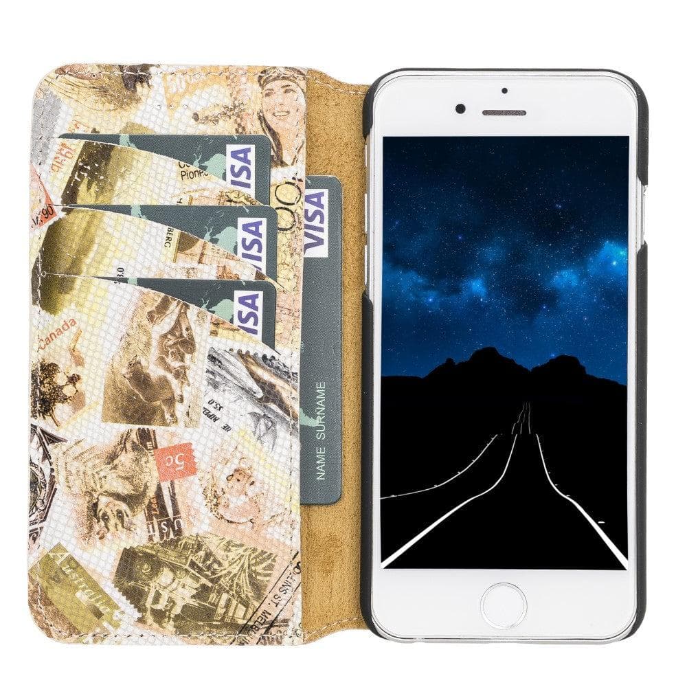 Apple iPhone 6/6S Leather Case / WC - Wallet Case BRN4
