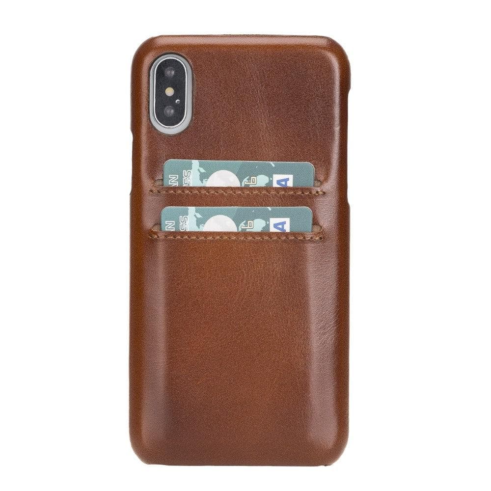 Apple iPhone X Series Leather Case / UJ - Ultimate Jacket iPhone X/XS / Black Bouletta