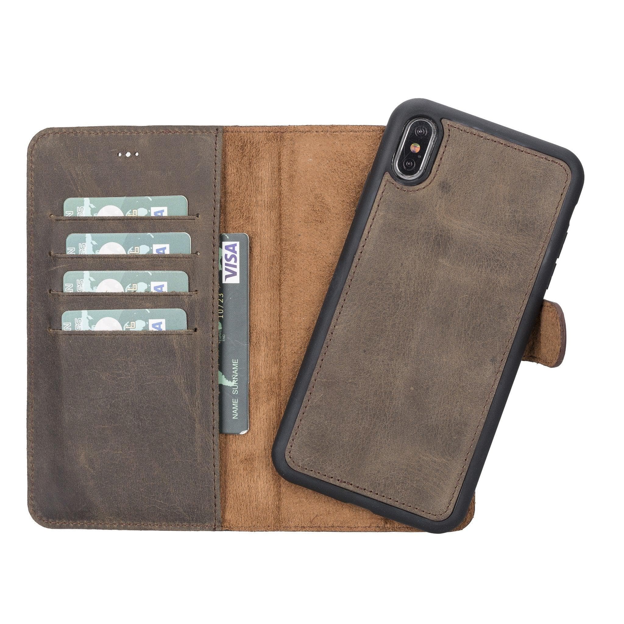 Apple iPhone XSM Detachable Leather Case / MW