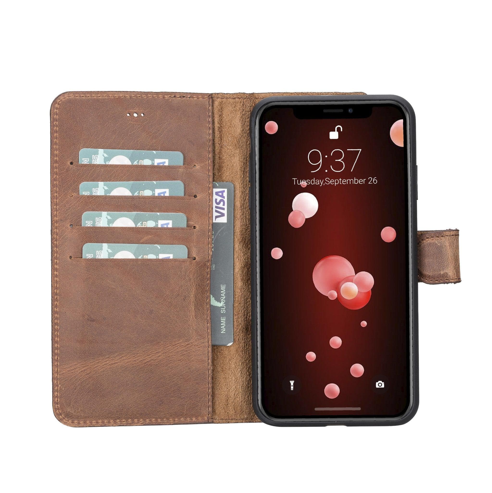 Apple iPhone XSM Detachable Leather Case / MW RST2EF