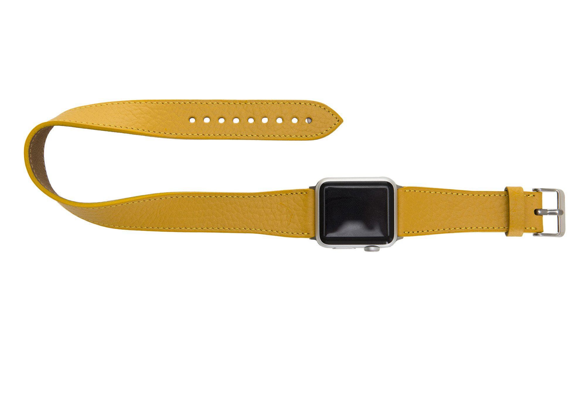 B2B - Leather Apple Watch Bands - DT Double Tour Style Bouletta B2B