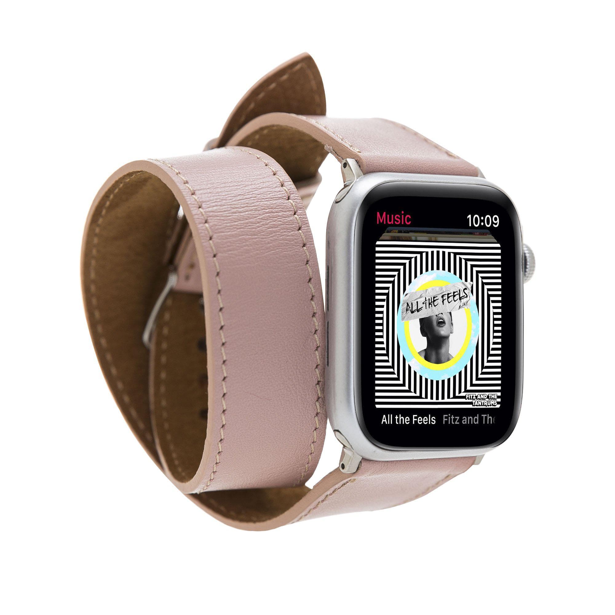 B2B - Leather Apple Watch Bands - DT Double Tour Style NU2 Bouletta B2B
