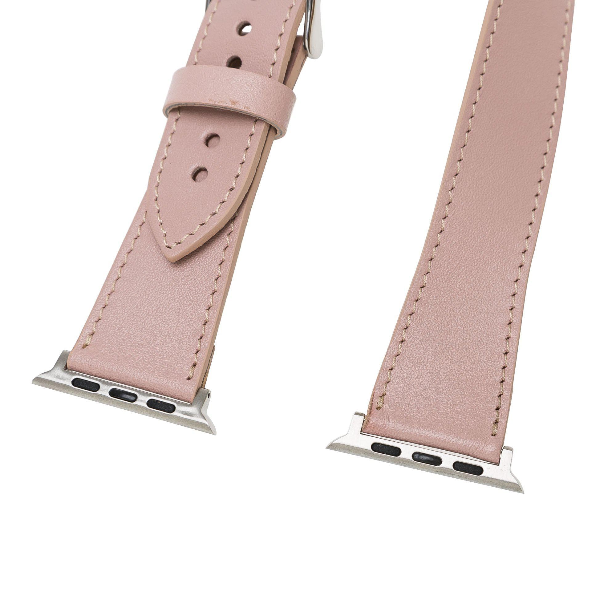 B2B - Leather Apple Watch Bands - DT Double Tour Style Bouletta B2B