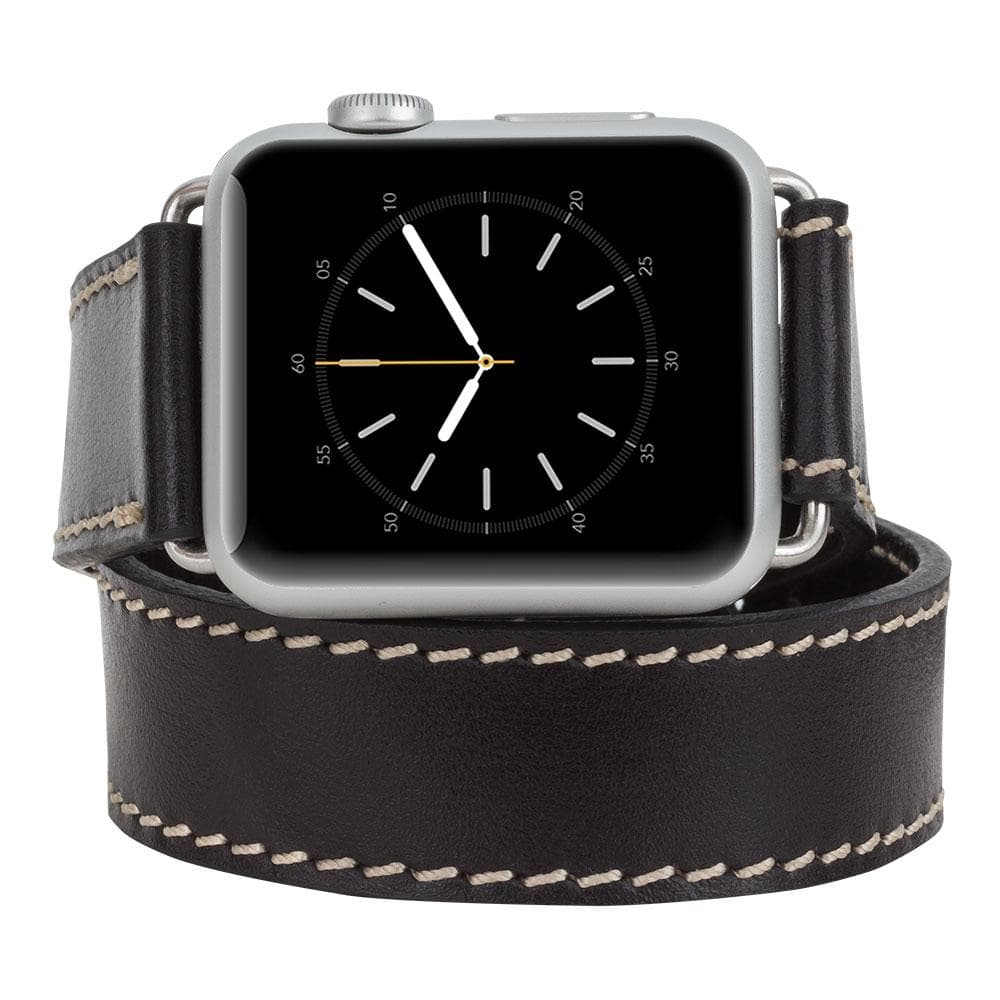 B2B - Leather Apple Watch Bands - DT Double Tour Style Bouletta B2B