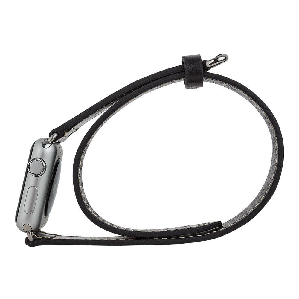 B2B - Leather Apple Watch Bands - DT Double Tour Style Bouletta B2B