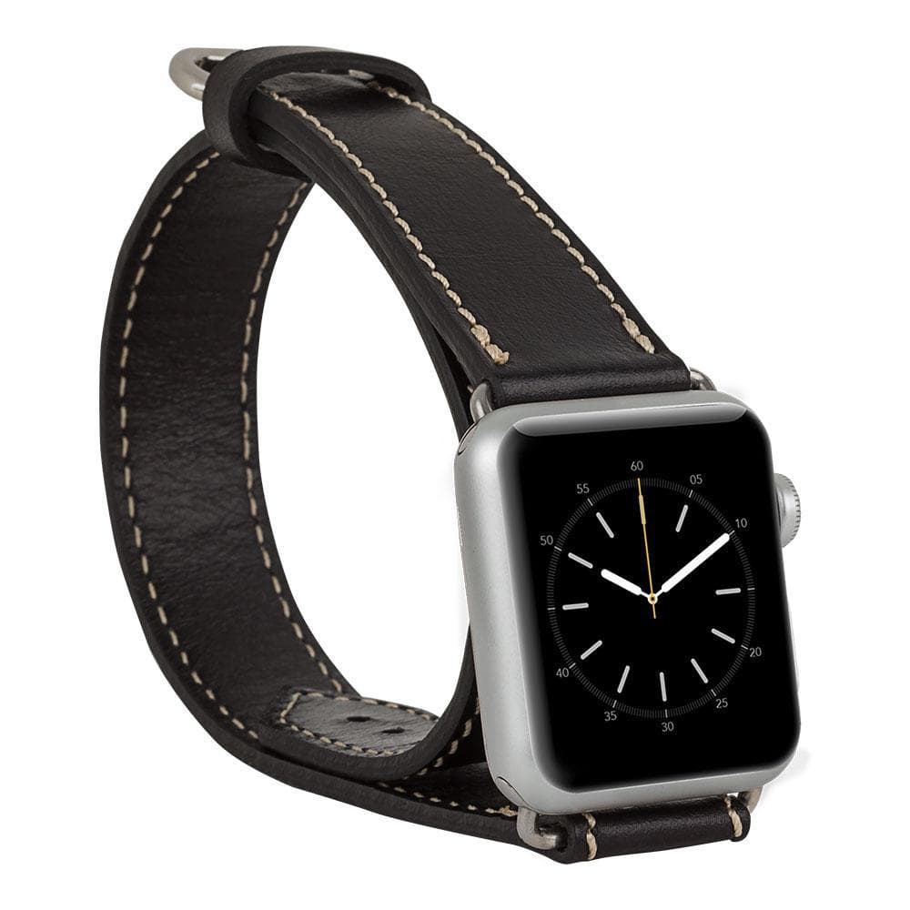 B2B - Leather Apple Watch Bands - DT Double Tour Style Bouletta B2B