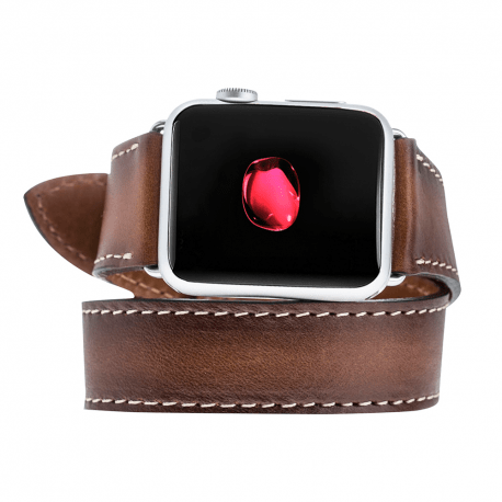 B2B - Leather Apple Watch Bands - DT Double Tour Style Bouletta B2B