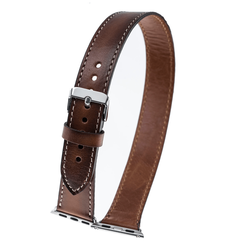 B2B - Leather Apple Watch Bands - DT Double Tour Style Bouletta B2B