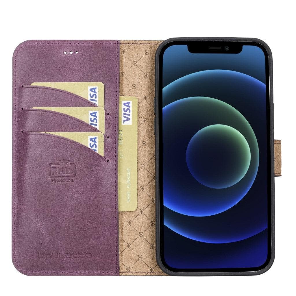 Detachable Leather Wallet Case for Apple iPhone 13 Series Bouletta LTD