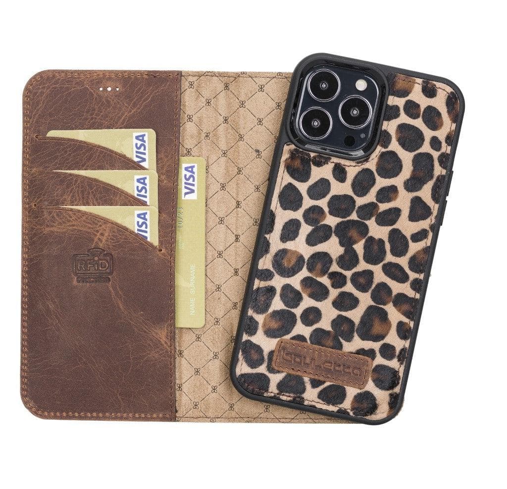 Detachable Leather Wallet Case for Apple iPhone 13 Series Bouletta LTD