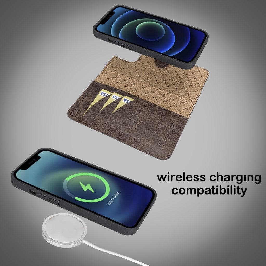 Detachable Leather Wallet Case for Apple iPhone 13 Series Bouletta LTD
