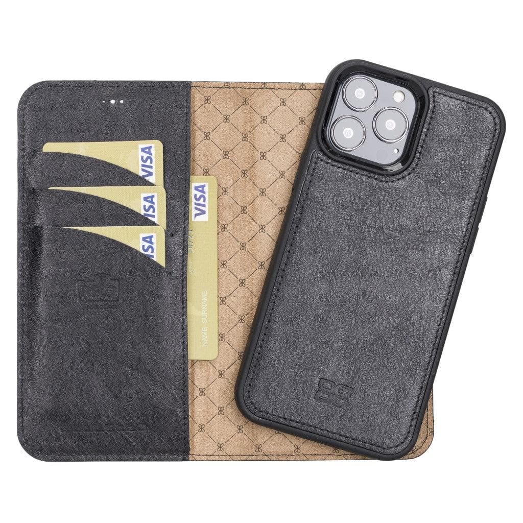 Detachable Leather Wallet Case for Apple iPhone 13 Series Bouletta LTD