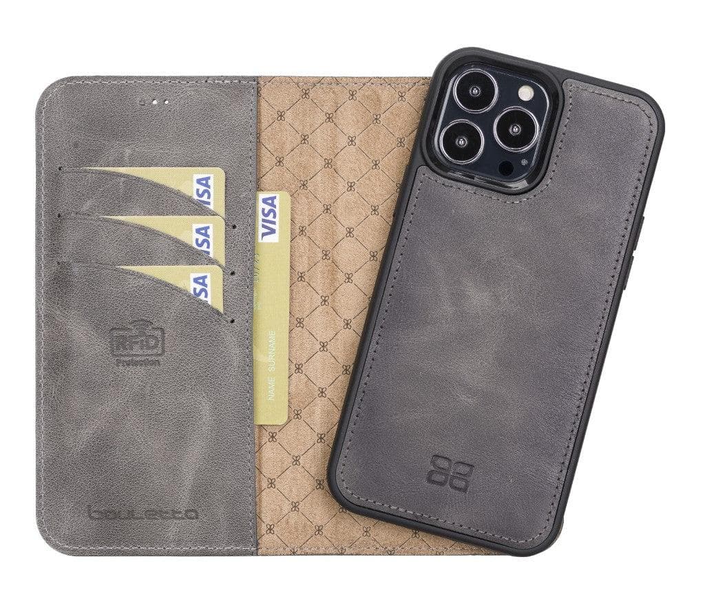 Detachable Leather Wallet Case for Apple iPhone 13 Series Bouletta LTD