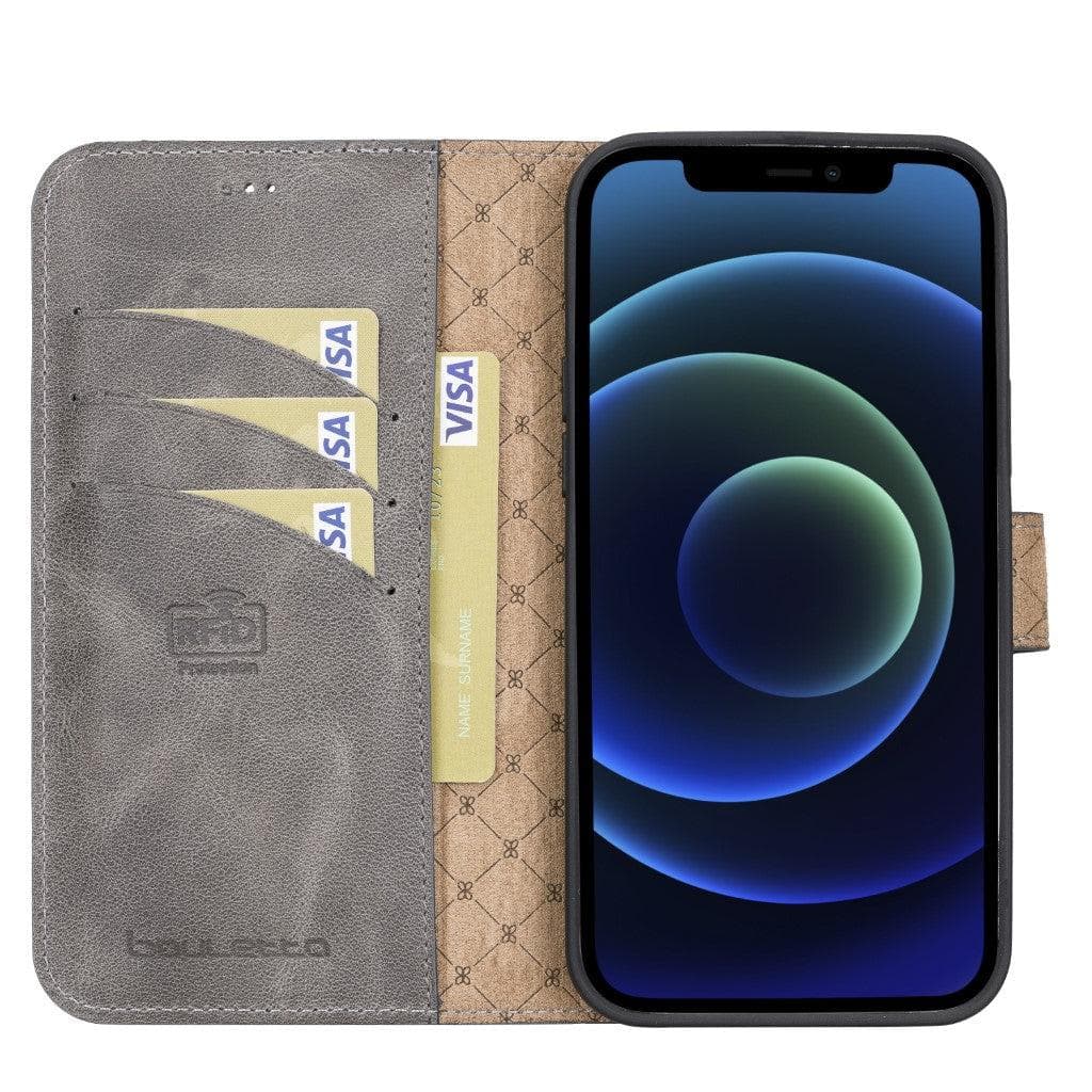 Detachable Leather Wallet Case for Apple iPhone 13 Series Bouletta LTD
