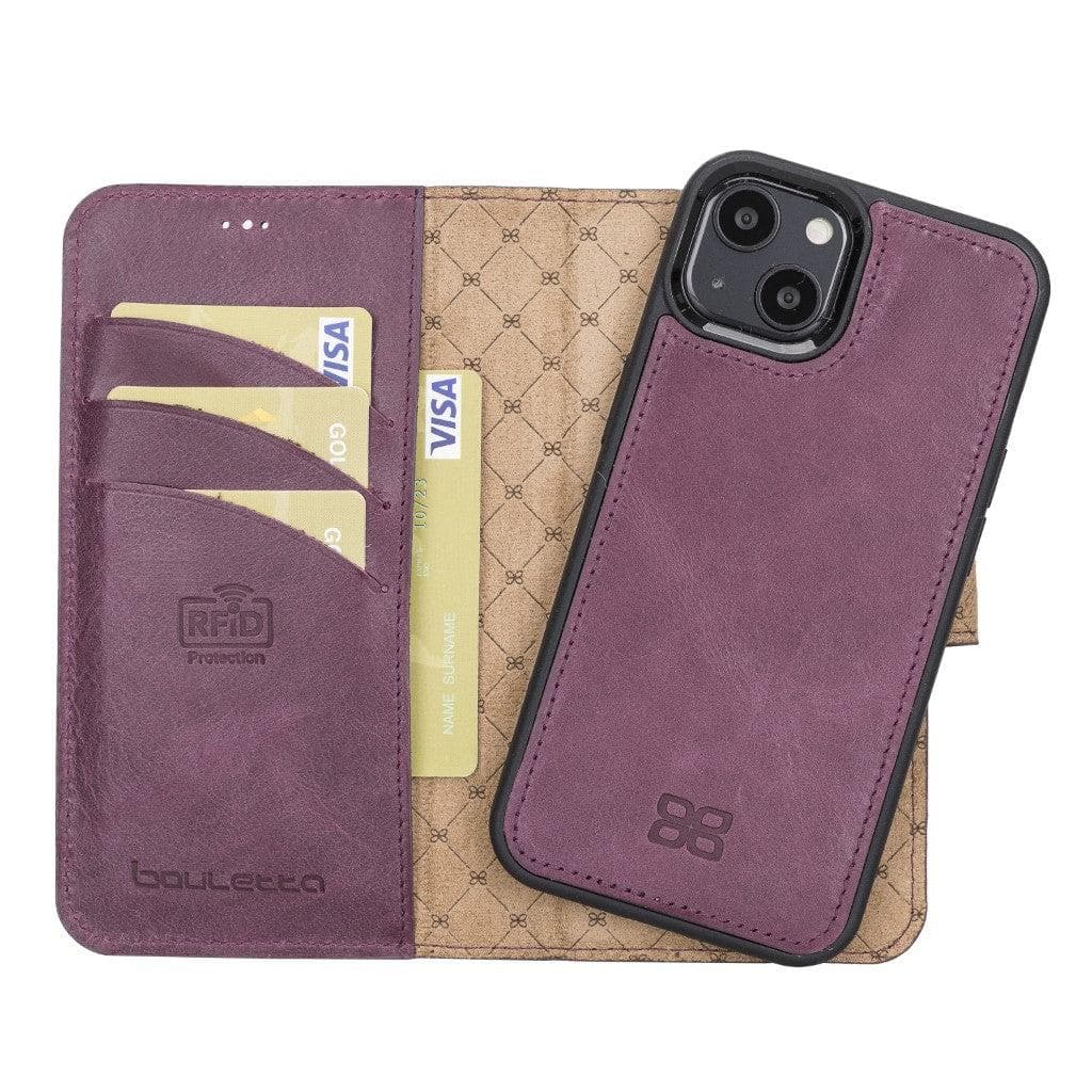 Detachable Leather Wallet Case for Apple iPhone 13 Series Bouletta LTD