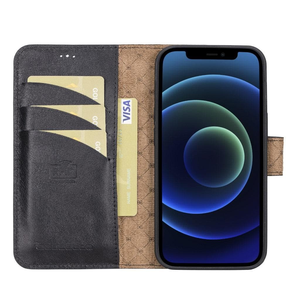 Detachable Leather Wallet Case for Apple iPhone 13 Series Bouletta LTD
