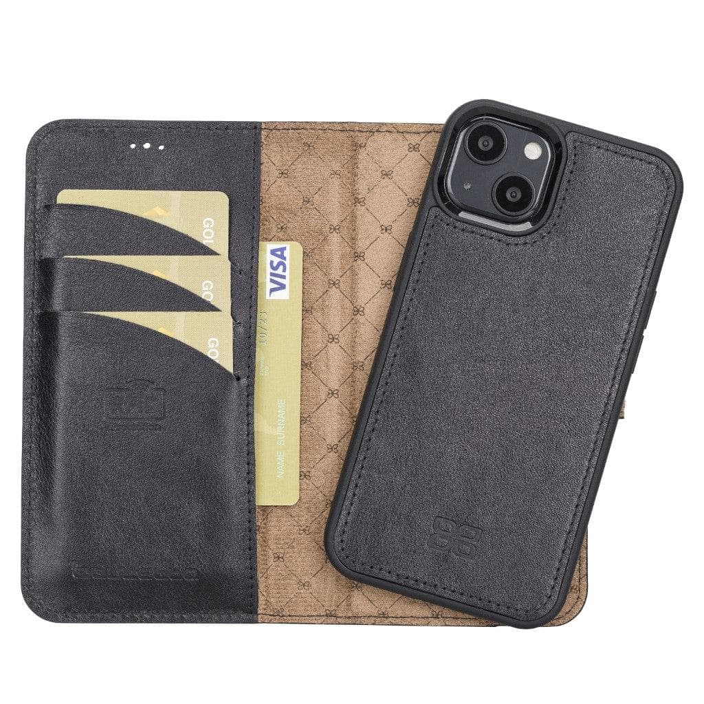 Detachable Leather Wallet Case for Apple iPhone 13 Series Bouletta LTD