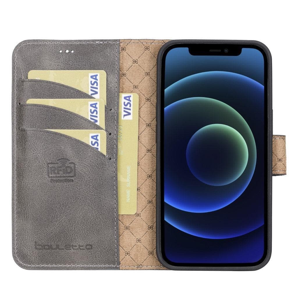 Detachable Leather Wallet Case for Apple iPhone 13 Series Bouletta LTD