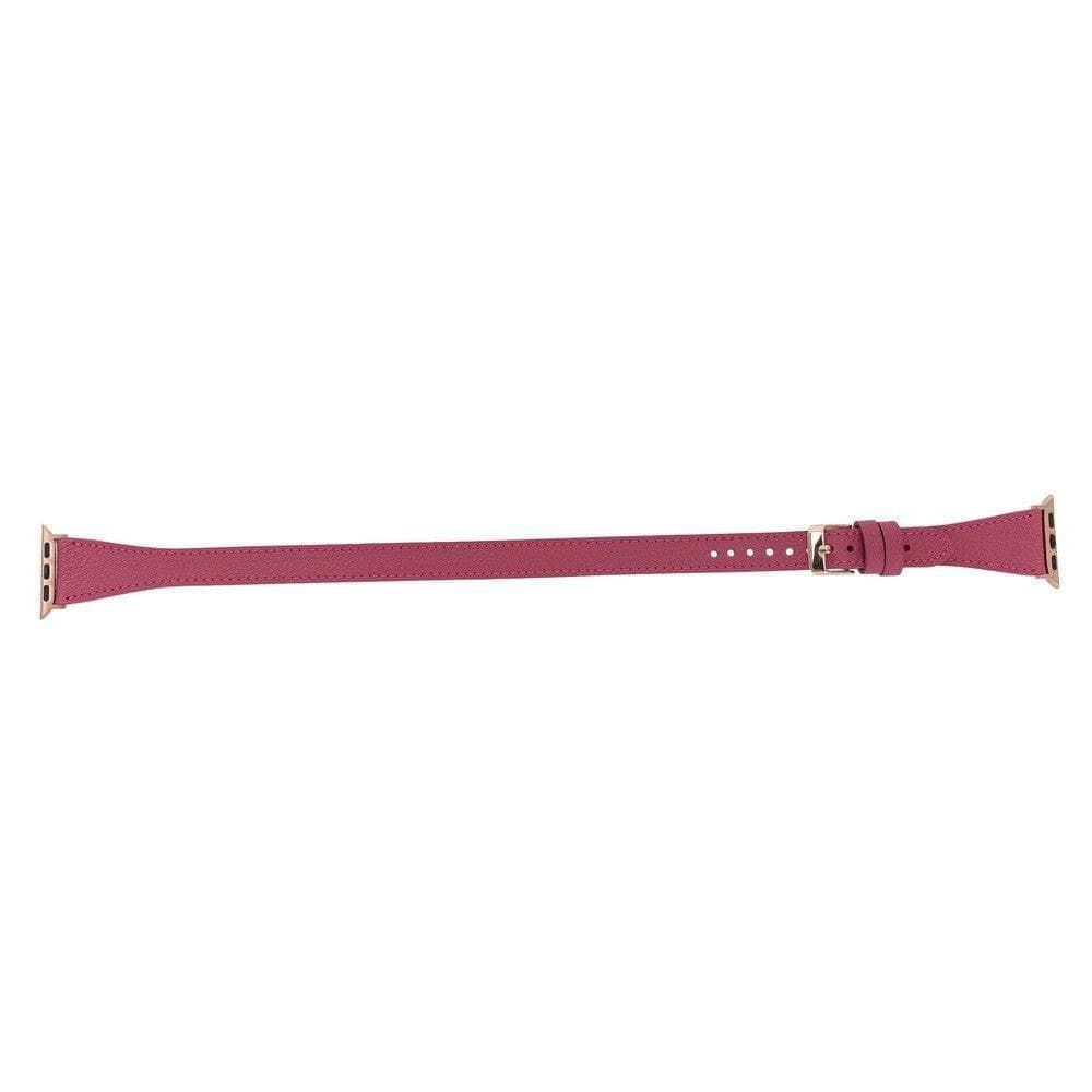 Leeds Double Tour Slim Apple Leather Watch Strap Bouletta LTD