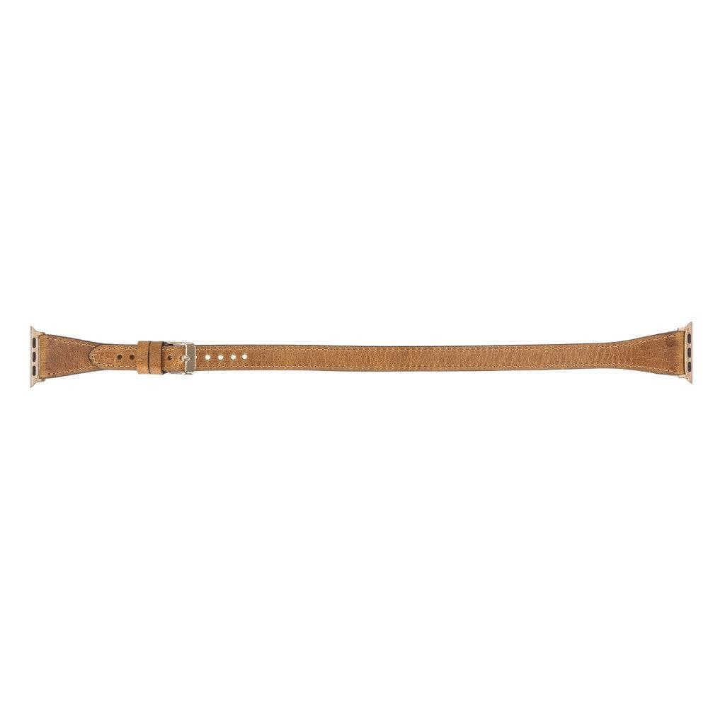 Leeds Double Tour Slim Apple Leather Watch Strap Bouletta LTD