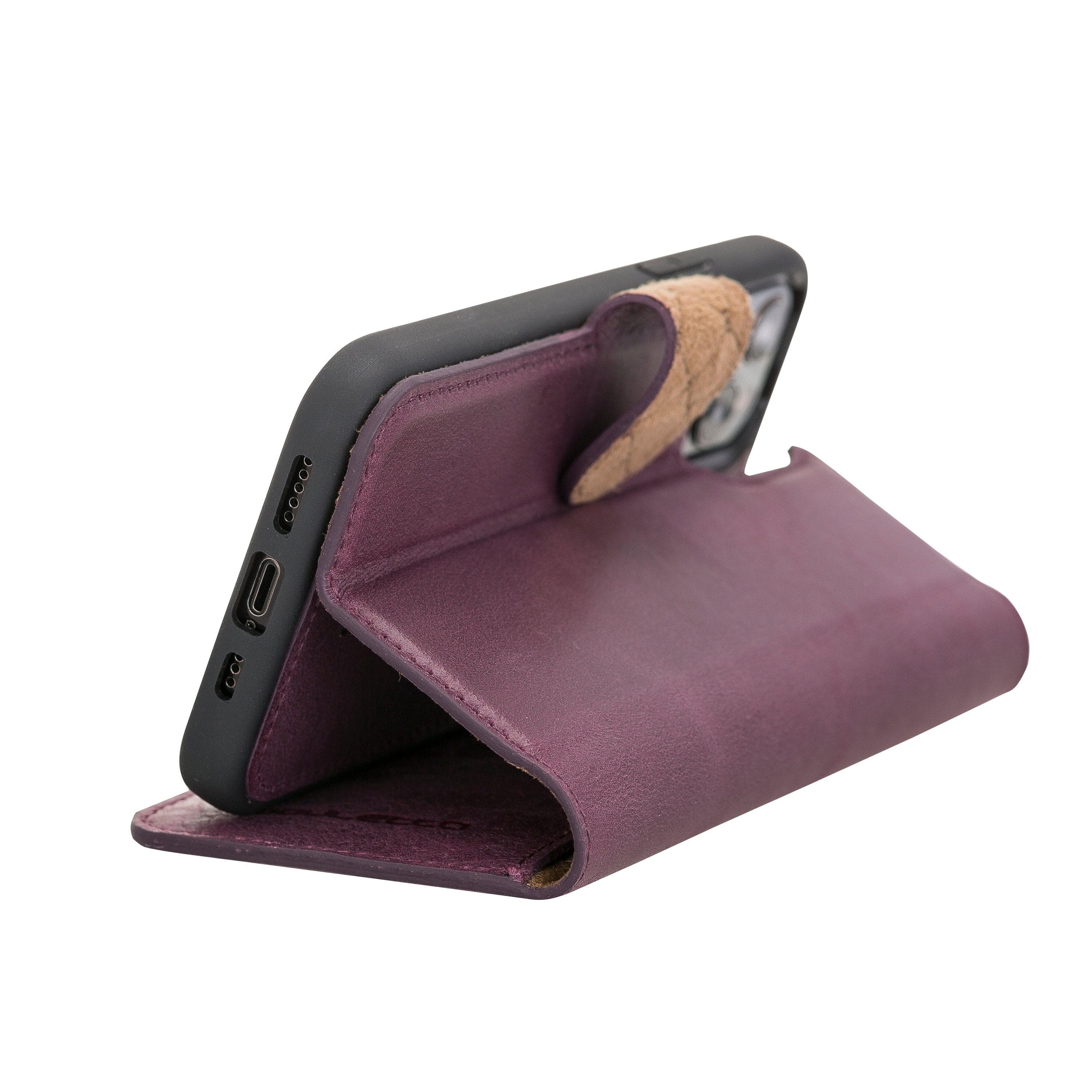 Detachable Leather Wallet Cases for Apple iPhone 12 Series Bouletta LTD