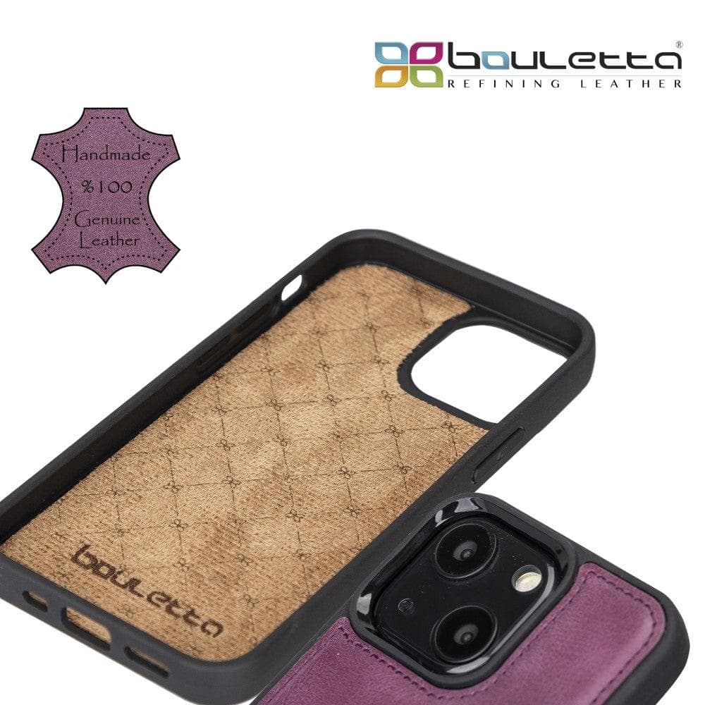 Apple iPhone 13 Series Leather Case with Flexible Back Cover Bouletta LTD
