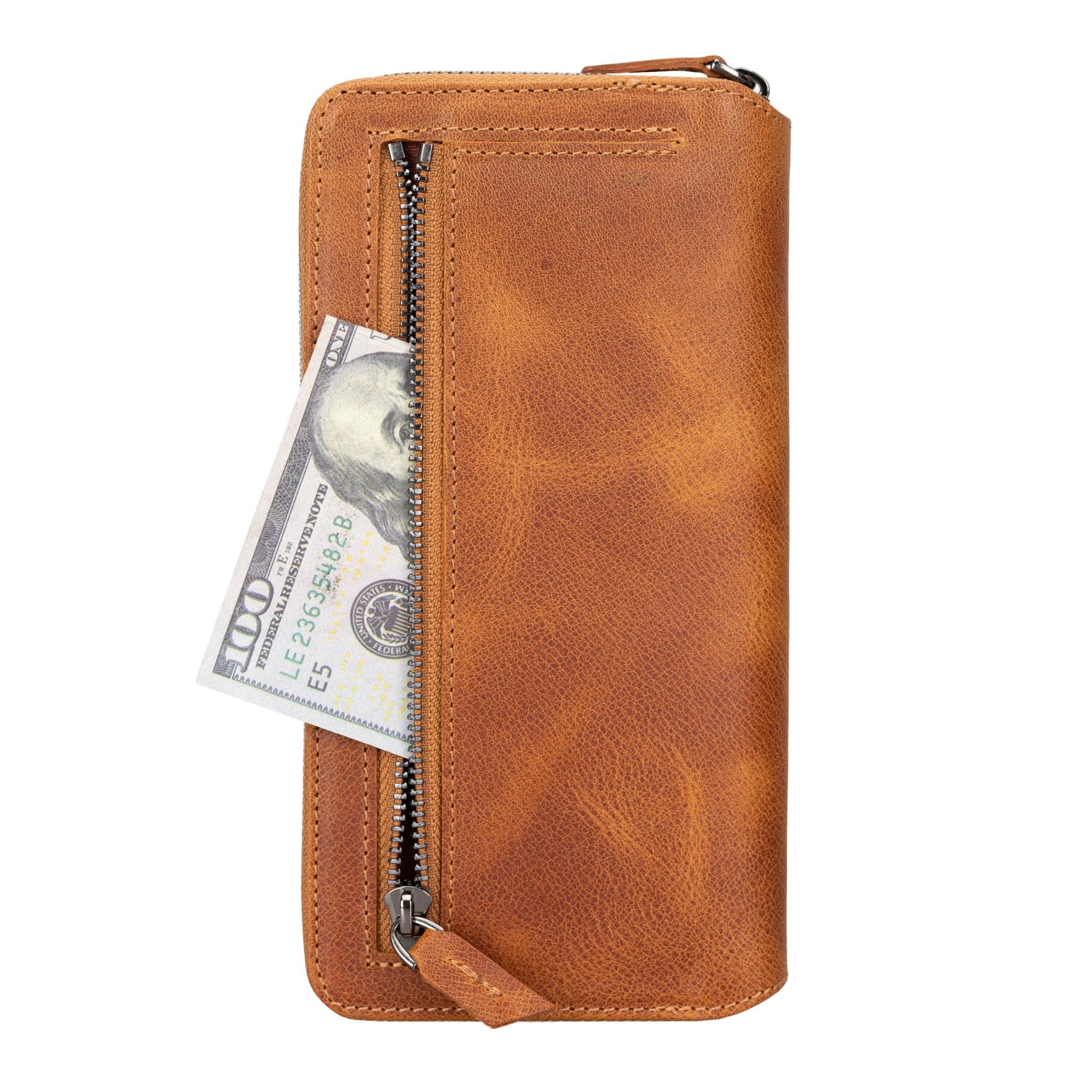 Samsung Galaxy S24 Series Zippered Leather Wallet Cases - PMW Bouletta LTD