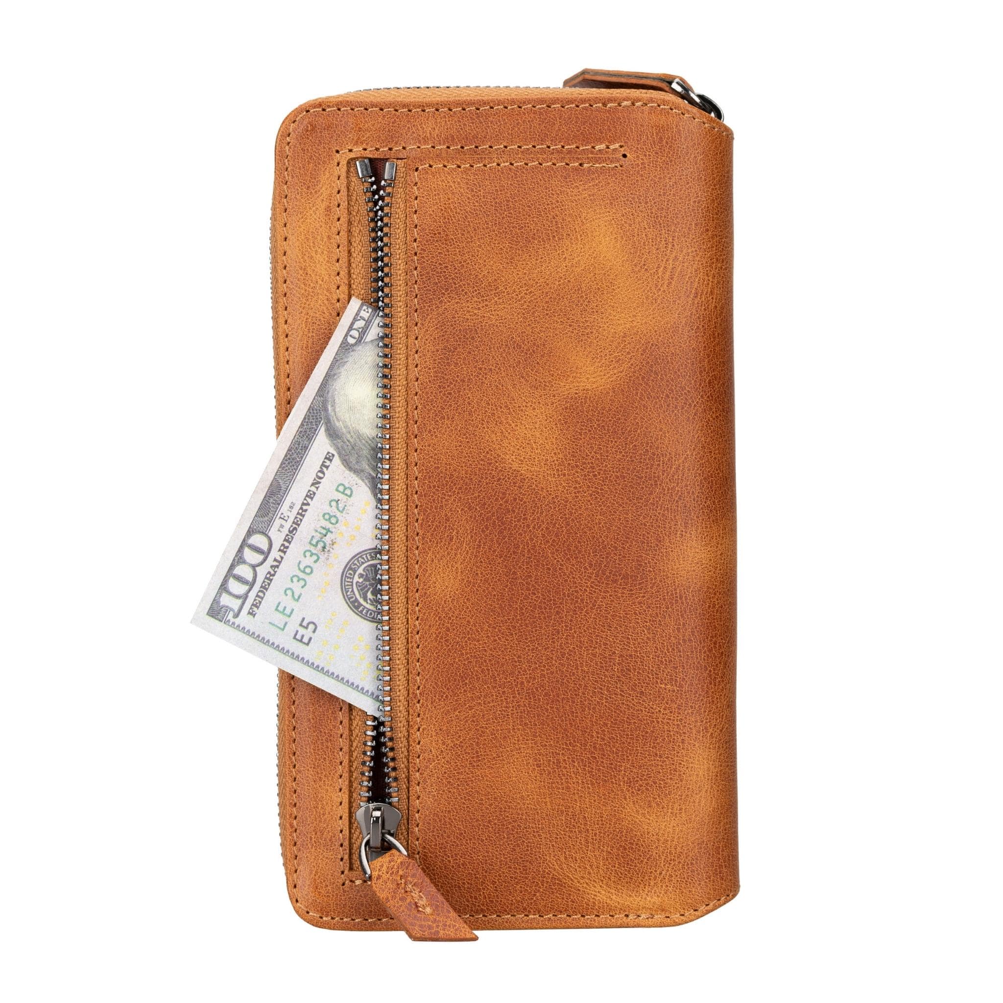 Samsung Galaxy S24 Series Zippered Leather Wallet Cases - PMW Bouletta LTD