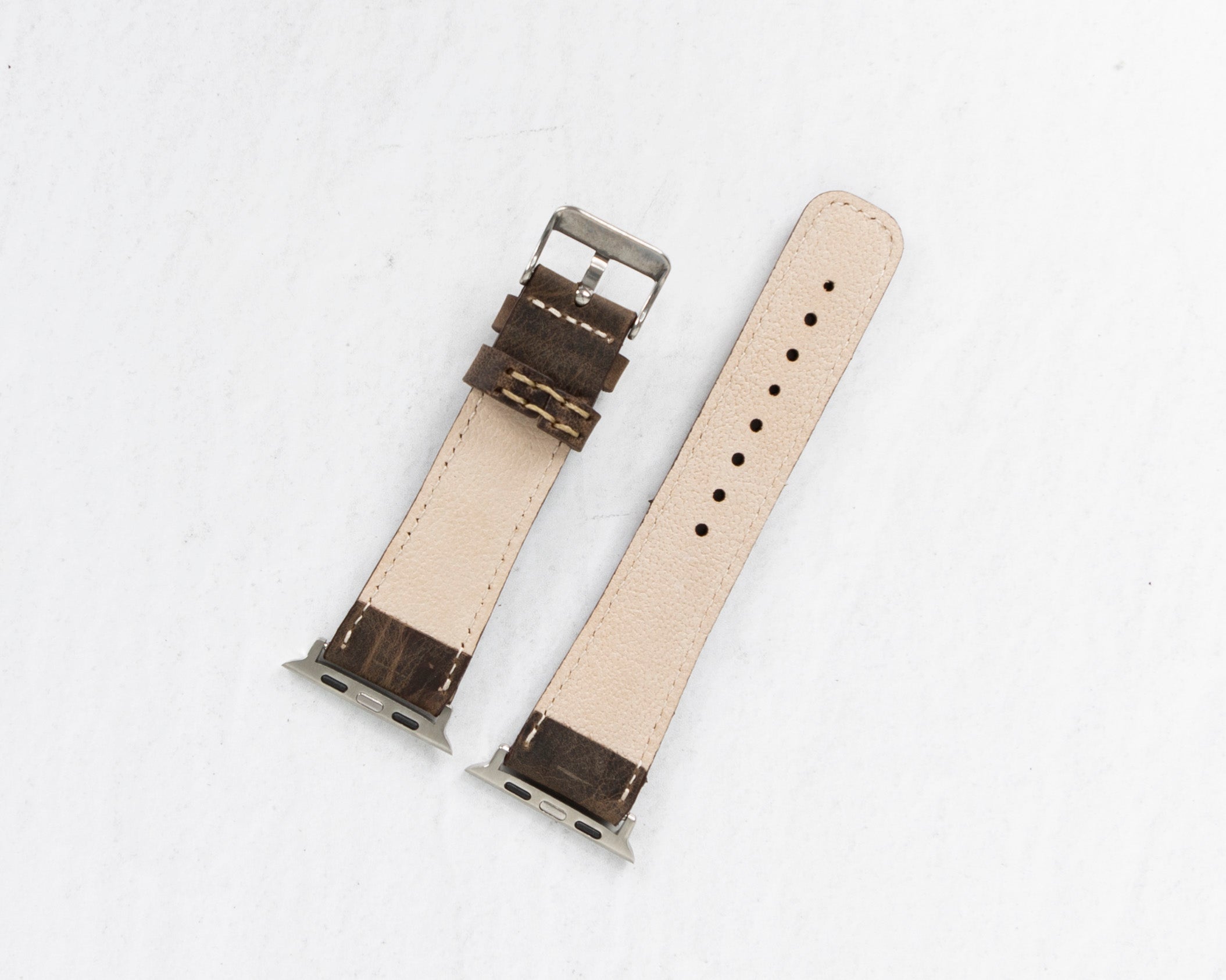 Brown Leather Classic Apple Watch Band