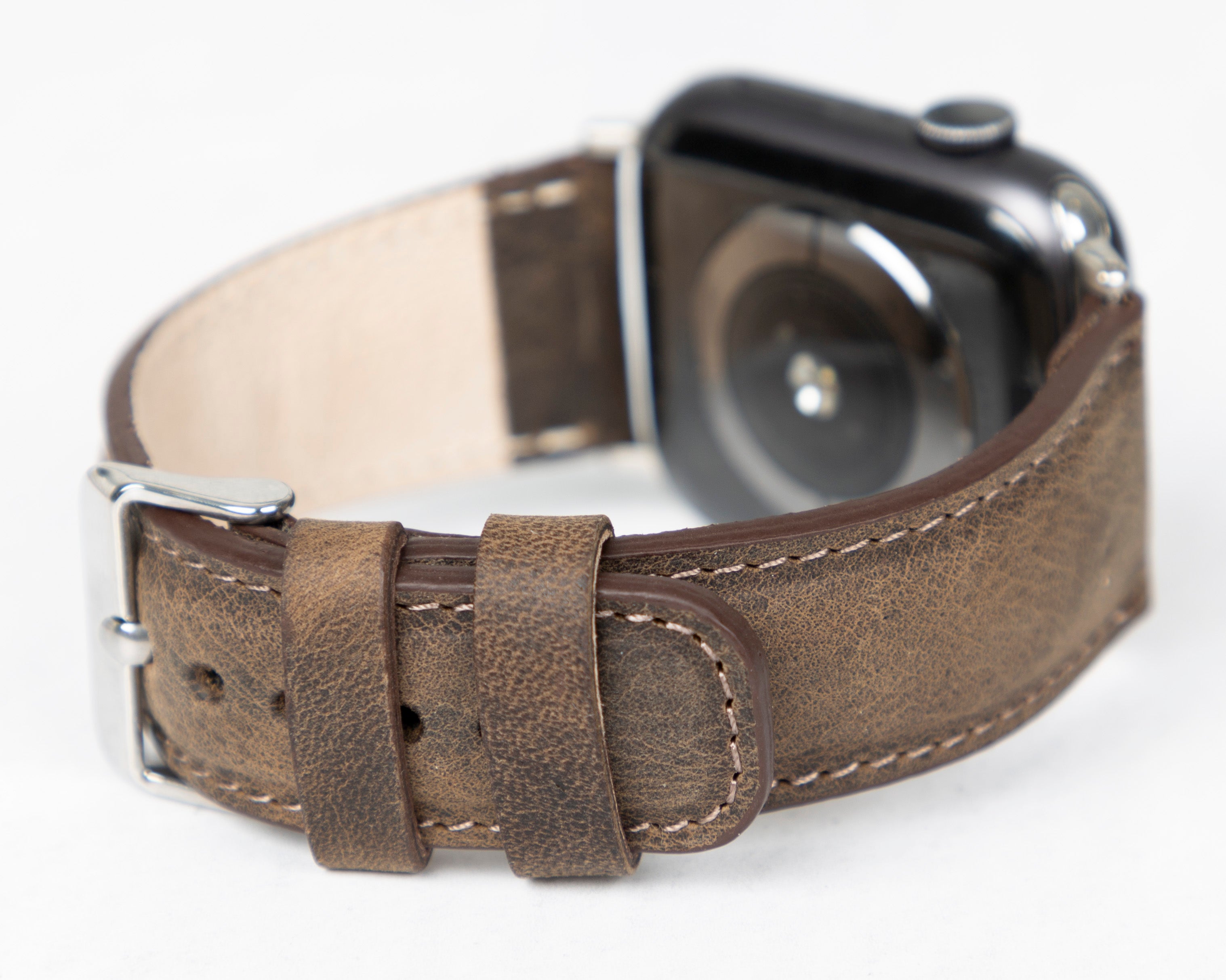 Brown Leather Classic Apple Watch Band