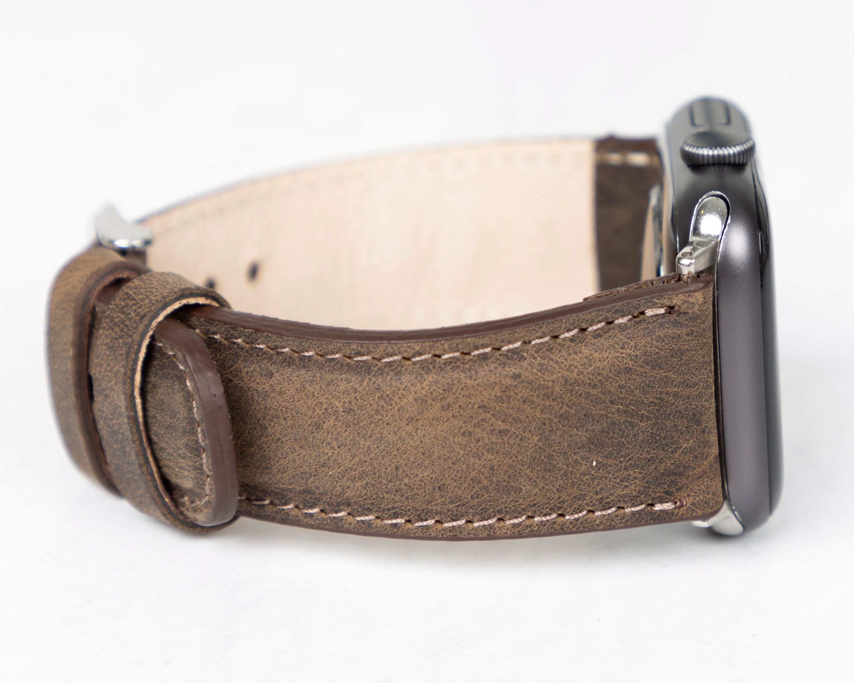 Brown Leather Classic Apple Watch Band