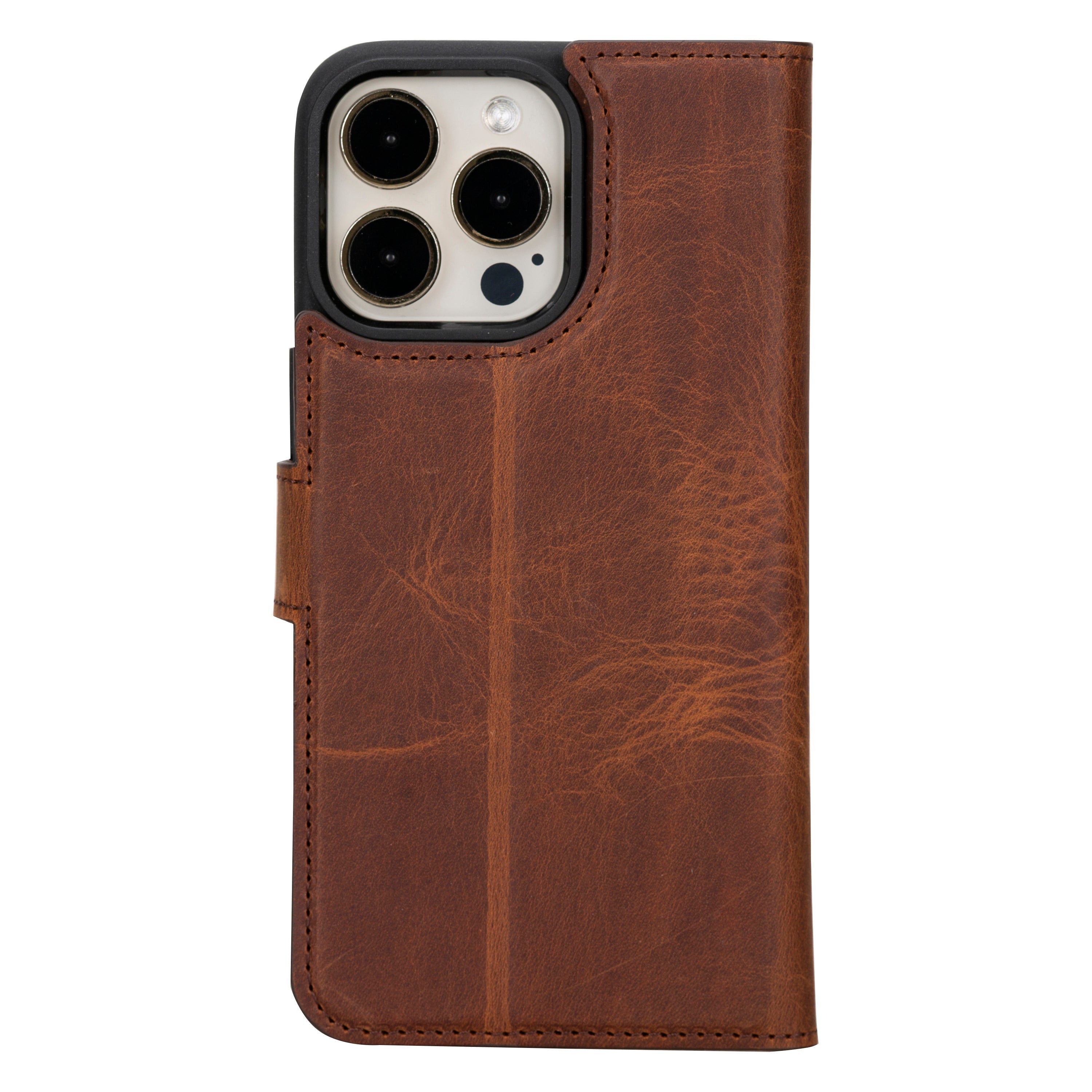 Magic iPhone 16 Series Detachable Genuine Leather Case / MW