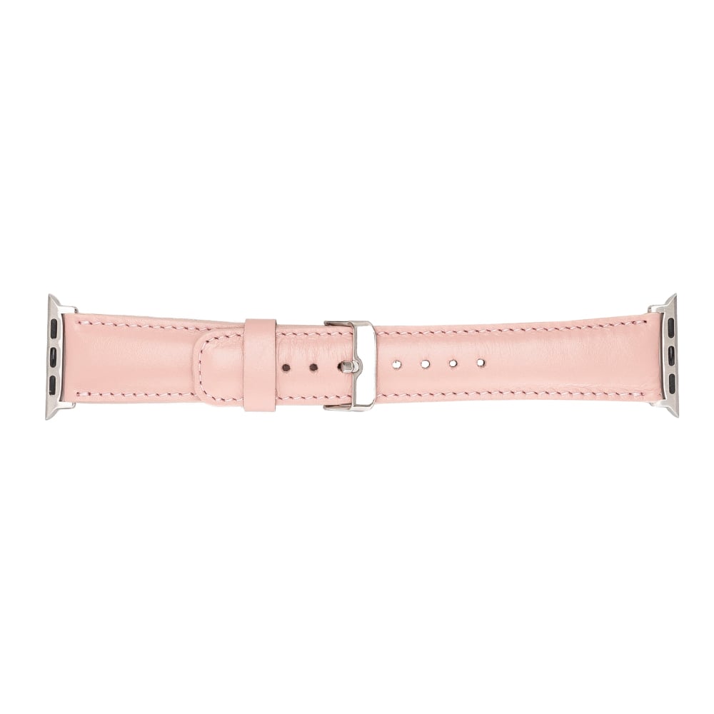 Luxury Nude Pink Classic Leather Apple Watch Band for All Series & Sizes - MADUEM - 3