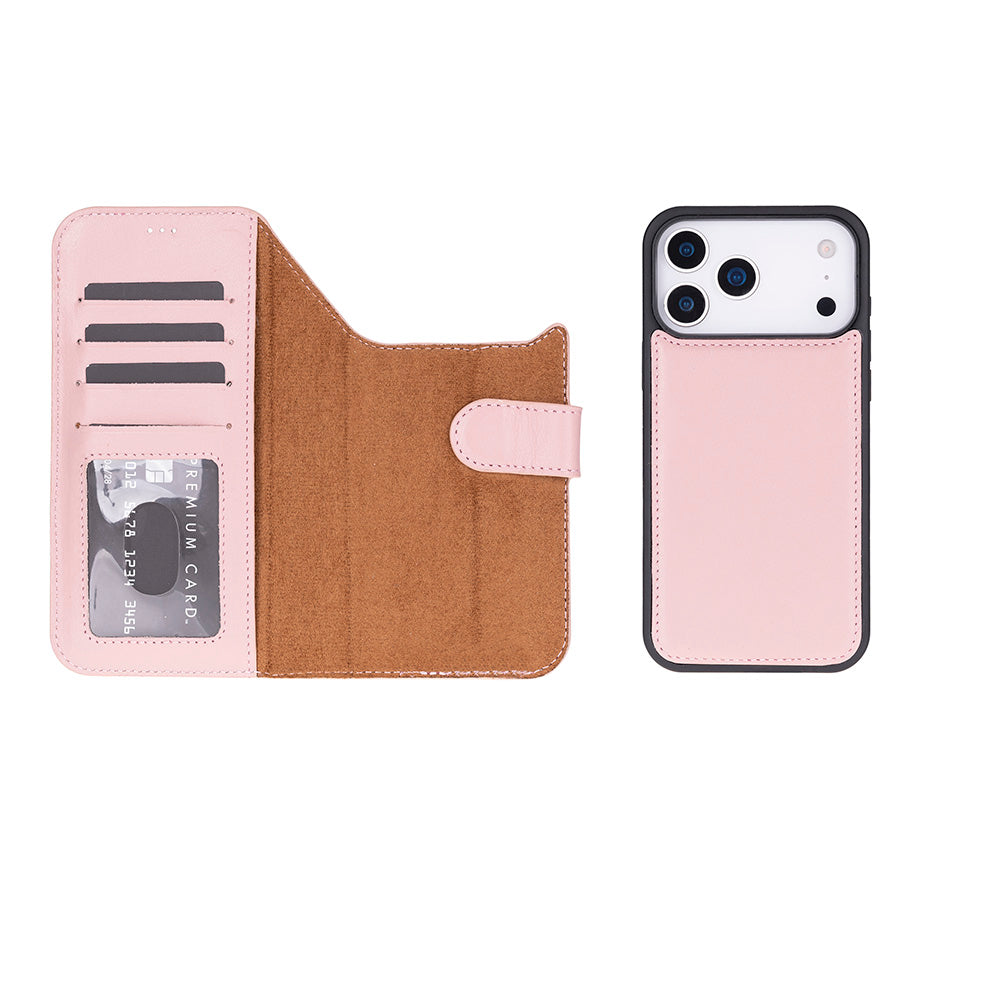 Magic iPhone 17 Pro Leather Detachable Wallet Case