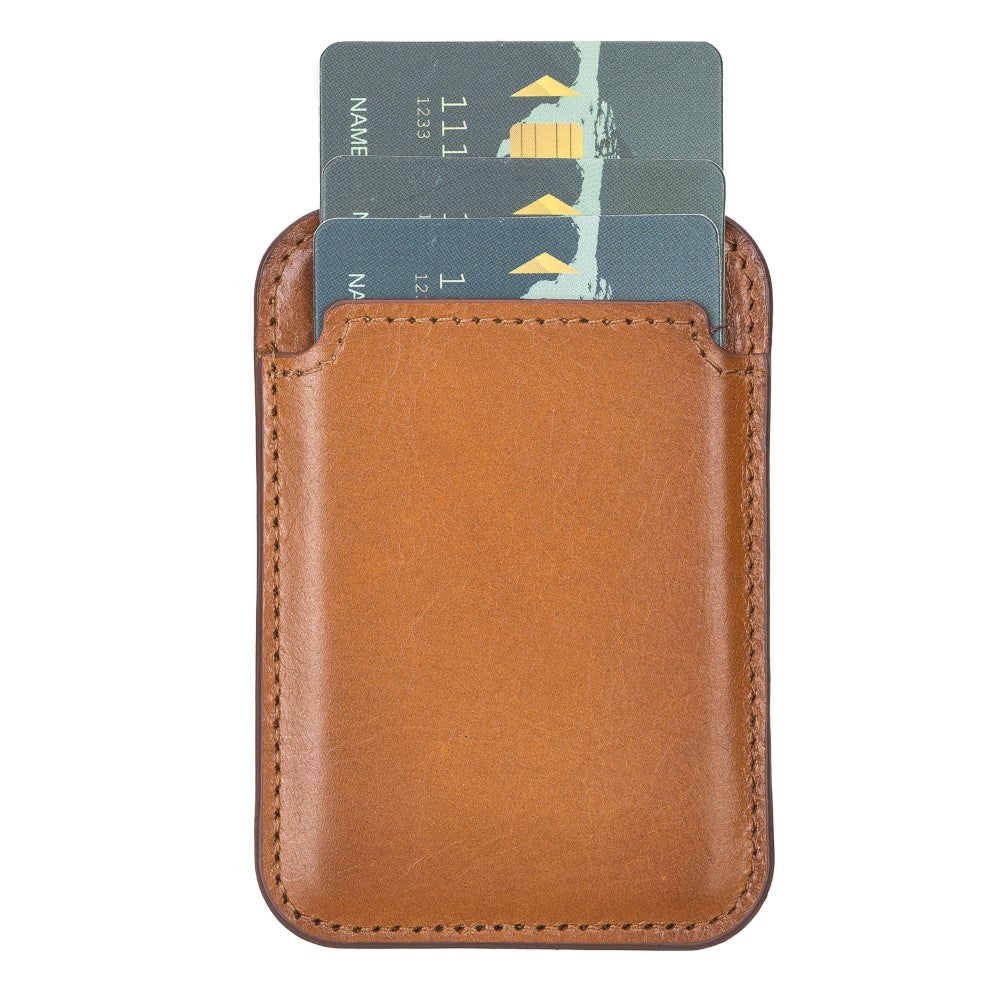 Maggy Leather Magnetic Card Holder