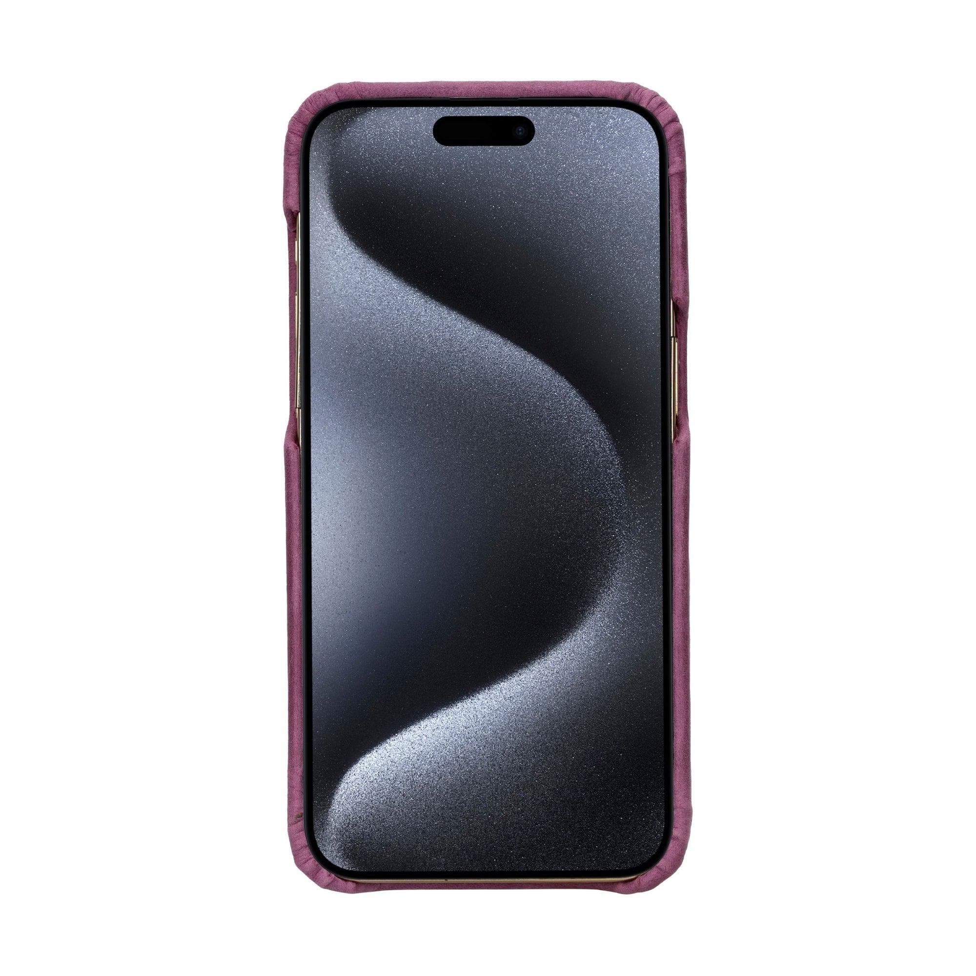 Apple iPhone 15 Series Full Leather Coating Back Cover Bouletta LTD