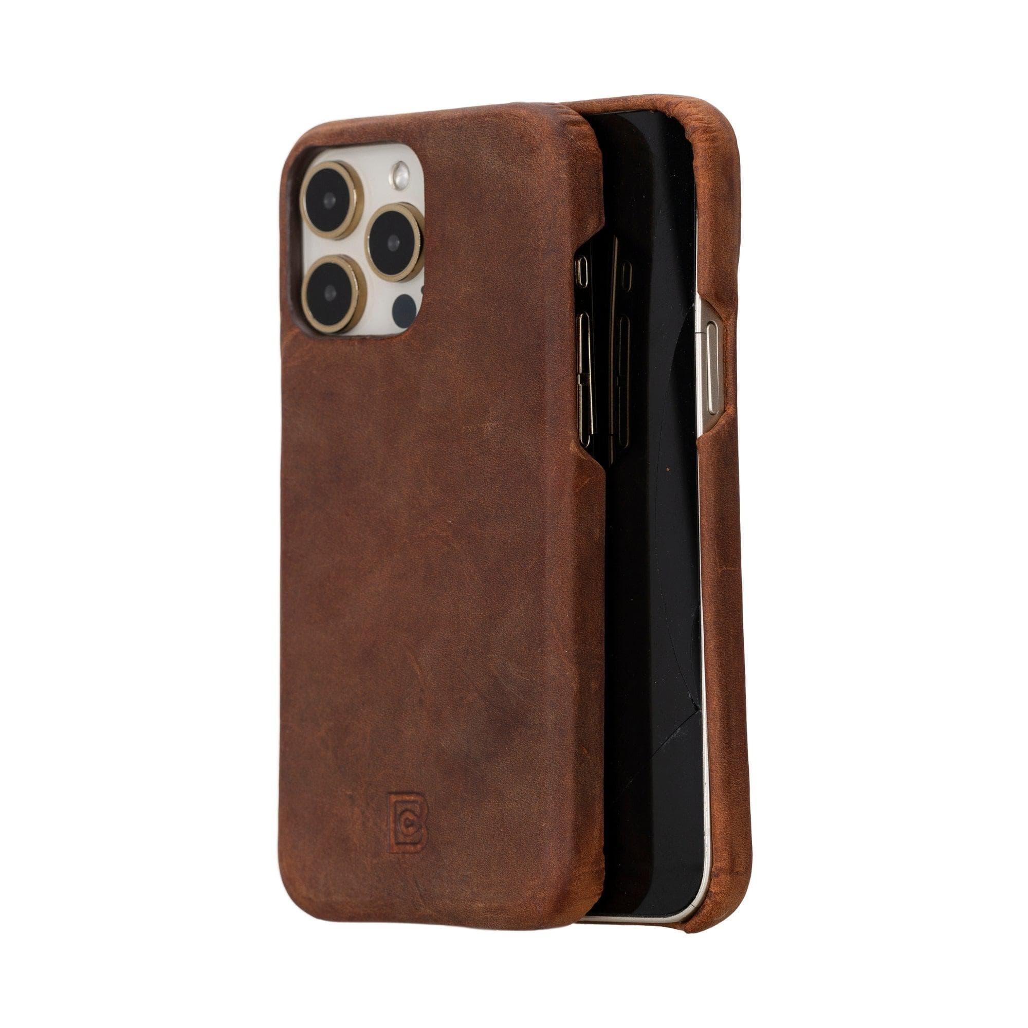 Apple iPhone 15 Series Full Leather Coating Back Cover Bouletta LTD