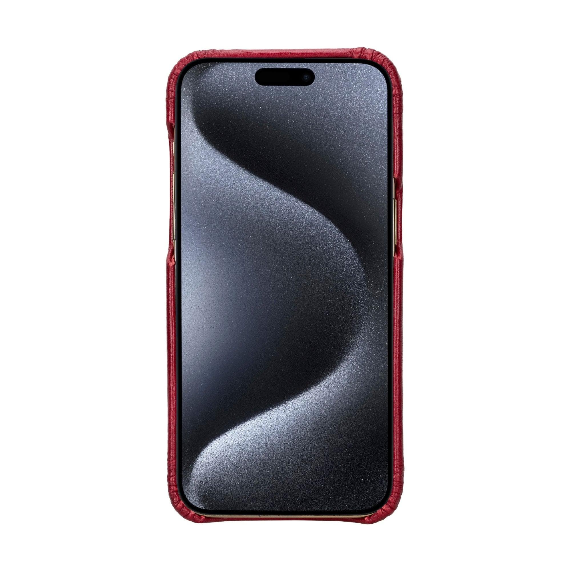 Apple iPhone 15 Series Full Leather Coating Back Cover Bouletta LTD