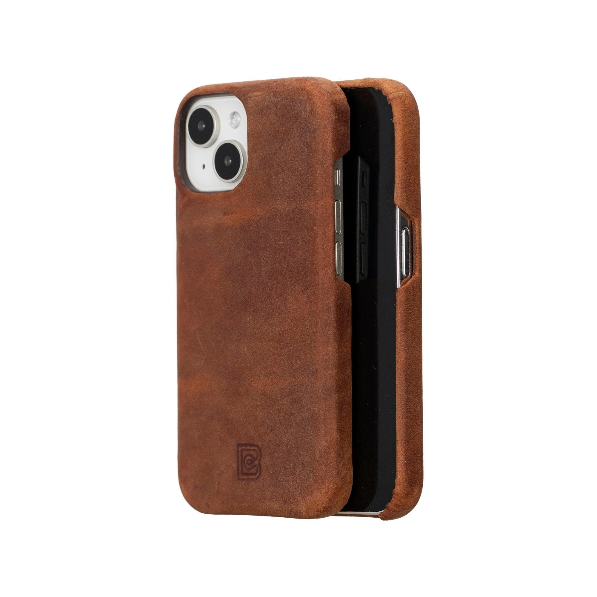 Apple iPhone 15 Series Full Leather Coating Back Cover Bouletta LTD