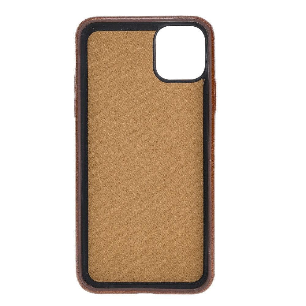 B2B- Apple iPhone 11 Series Ultra Cover Card Holder / UC iPhone 11 Pro Max 6.5" / Tan Bouletta B2B