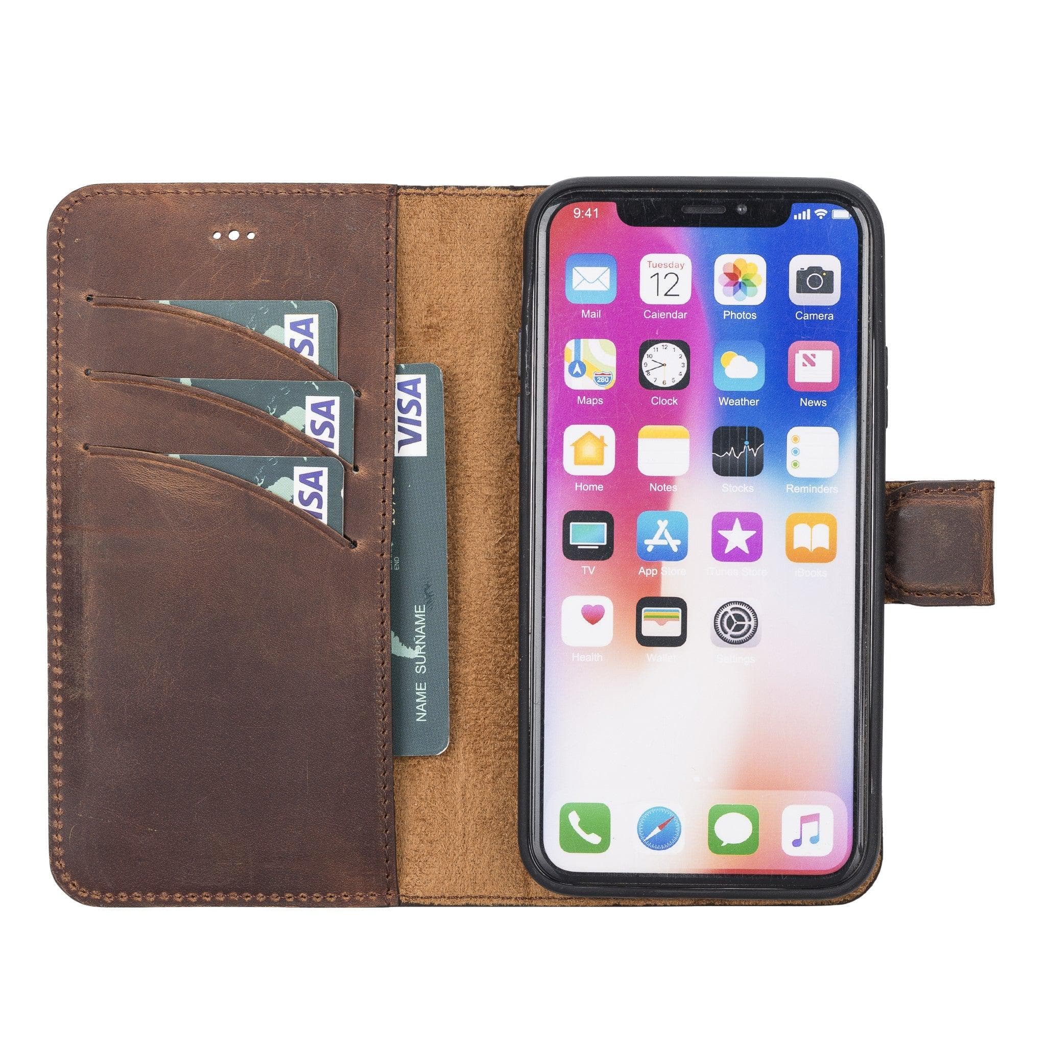 Apple iPhone X/XS Detachable Leather Case / MW