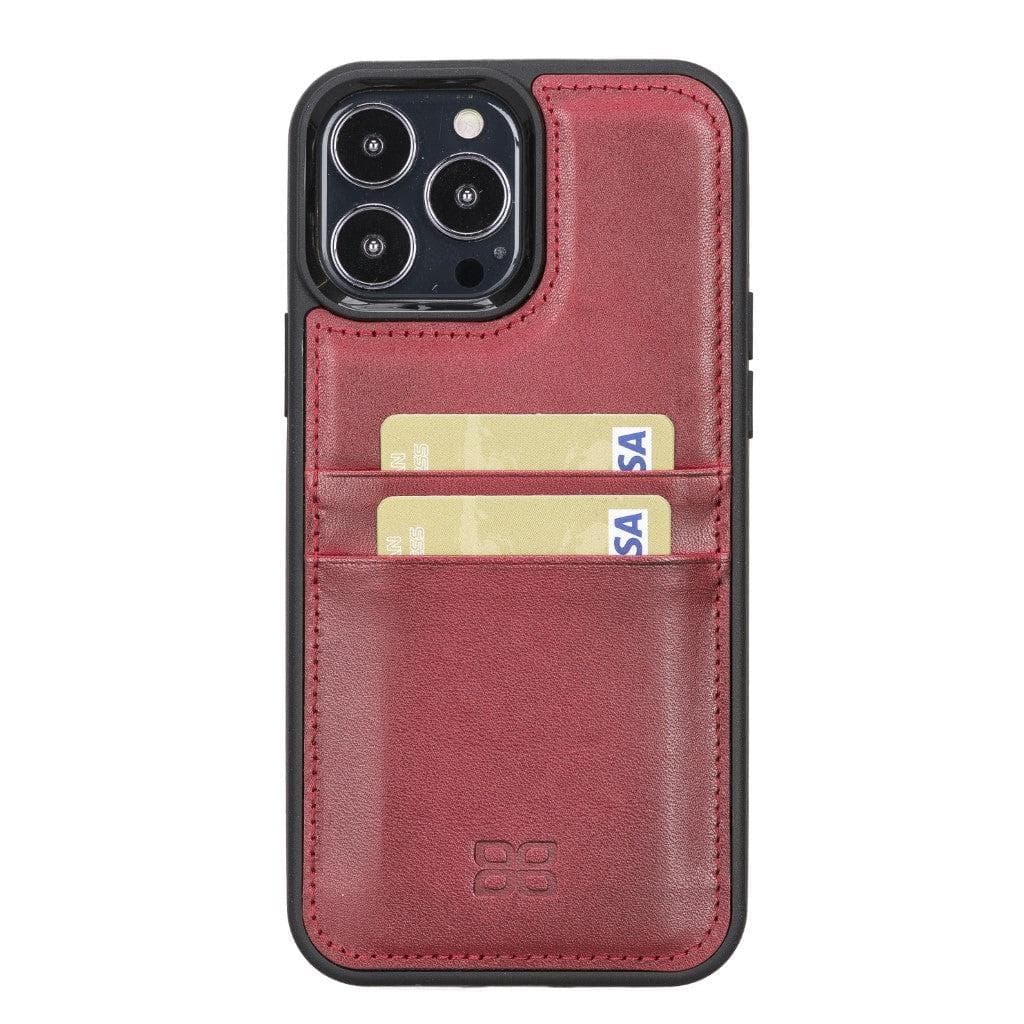 Flexible Leather Back Cover with Card Holder for iPhone 13 Series Bouletta LTD